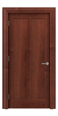 Shadbolt Timeless Type18 hardwood panelled door in American Cherry veneer