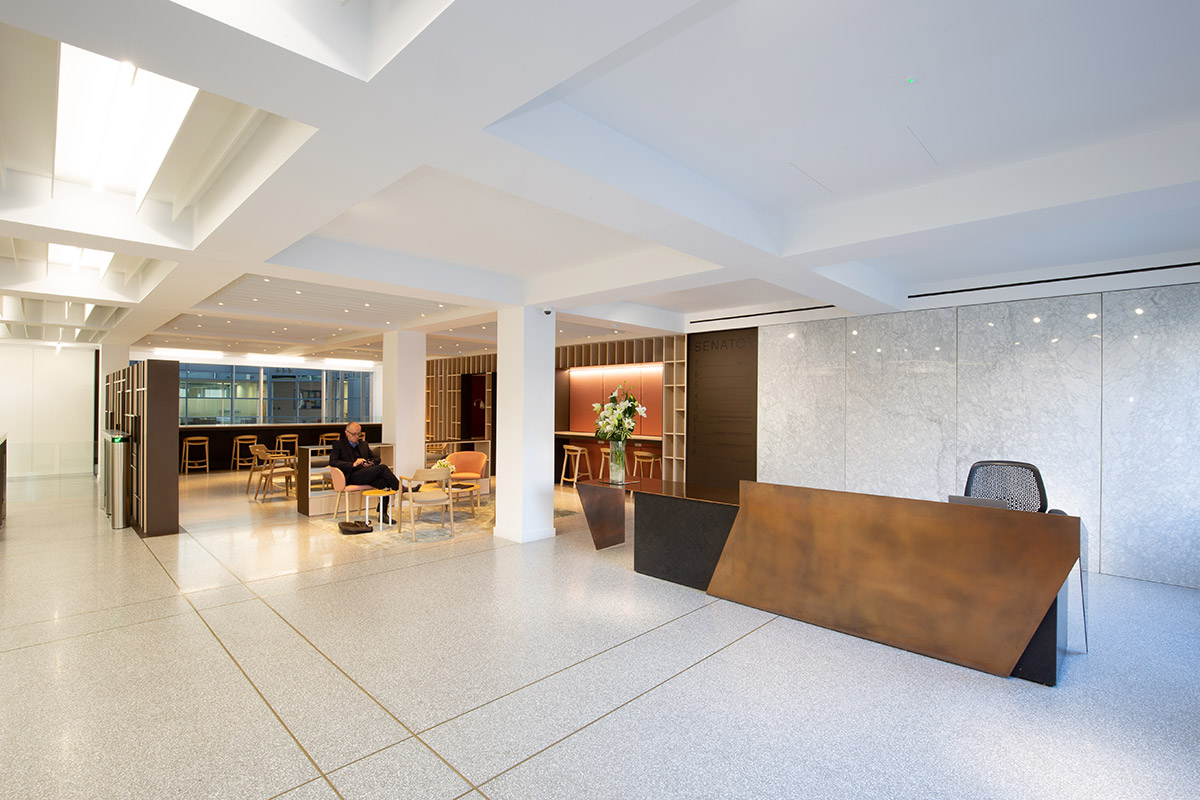 Shadbolt panels supplied to 85 Queen Victoria Street London