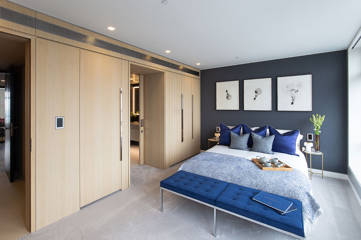 Shadbolt veneered panels, doors and pocket doors at Centrepoint, London